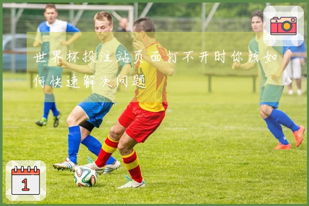 世界杯投注站页面打不开时你该如何快速解决问题