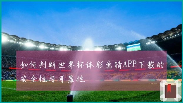如何判断世界杯体彩竞猜APP下载的安全性与可靠性